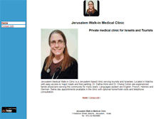 Tablet Screenshot of jerusalemmedicalclinic.com